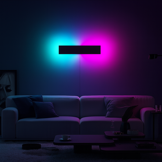 Visual GlowWall RGB – vegglampe med smart app og dynamisk lyseffekt