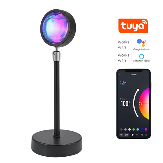 Visual Sunset-lampe – justerbar sunset-lampe med app og fjernkontroll