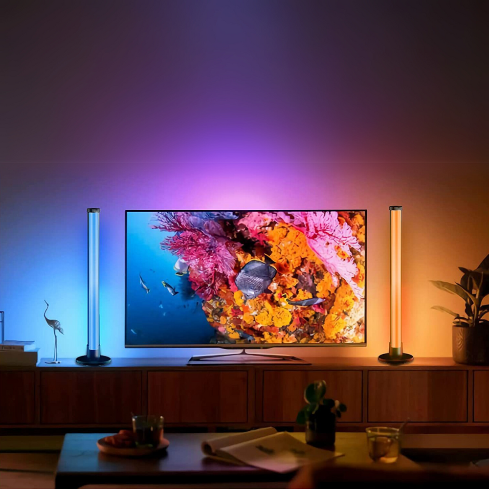 Visual DeskGlow – RGB-bordlampe med Tuya App og fargeskift